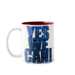 'Yes We Can!' OBAMA 2008 MUG