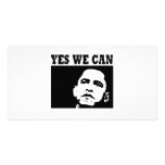 Yes we can Obama 2008 Personalized Photo Card