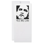 Yes we can Obama 2008 rack cards