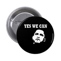YES WE CAN / OBAMA buttons