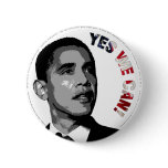 Yes We Can! - Obama Political Button