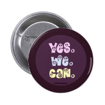 Yes We Can Peace Button