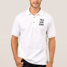 Yes we can polo t-shirt