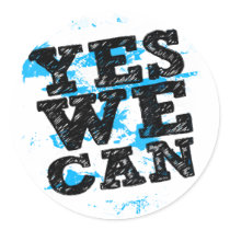 Yes We Can Stickers - Barack Obama