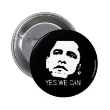YES WE CAN T-SHIRT PINS