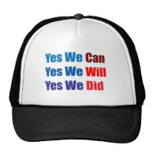 Yes We Can, Will, Did! Mesh Hat