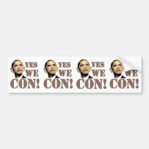 Yes we CON! Bumper Stickers