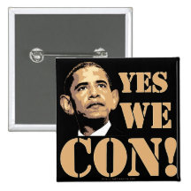 Yes we CON! Pinback Buttons