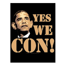Yes we CON! Postcard