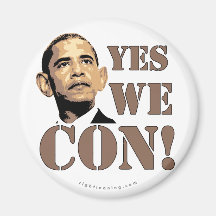 Yes we CON! Refrigerator Magnets