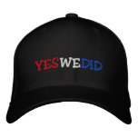 Yes We Did Barack Obama Embroidered Hat embroidered hats
