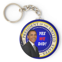 Yes We Did Key ring keychains