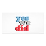 Yes we did T-shirt Photo Cards