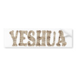 Yeshua effet manuscrit bumper stickers