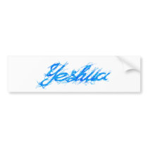 Yeshua Elfont bleu. Bumper Sticker