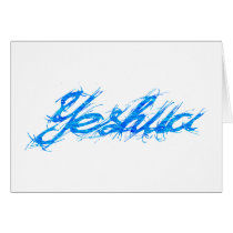 Yeshua Elfont bleu. Card