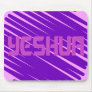 Yeshua rose rond violet mouse pads