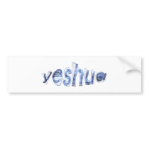 Yeshua Vibration Bleu Bumper Stickers