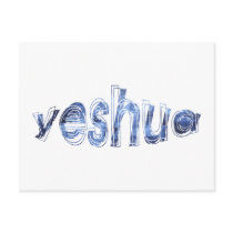 Yeshua Vibration Bleu Postcard
