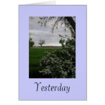 Yesterday Card