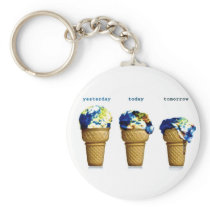 Yesterday Today Tomorrow Keychains