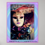 yeux bleus de carnaval posters