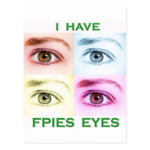 Yeux de FPIES Cartes Postales