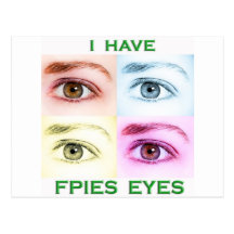 Yeux de FPIES Cartes Postales