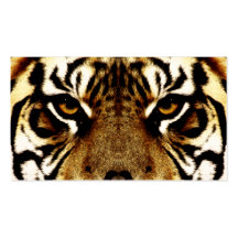 Yeux d'un tigre cartes de visite professionnelles