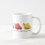 "Yeyow Grapes" (with Quote) Coffee Mugs
