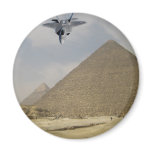 YF-22 RAPTOR FLY OVER PYRAMIDS MAGNETS
