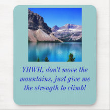 YHWH, don't move the ... Mouse Pad