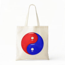 Yin and Yang Glass Canvas Bag