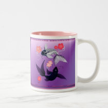 Yin and Yang Koi and Cherry Blossoms  Mugs mugs