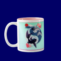 Yin and Yang Koi Mugs mugs