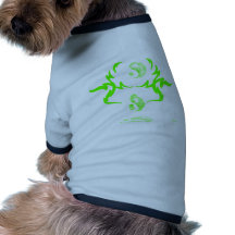 Yin and Yang Melting Fire CricketDiane Doggie Tee Shirt