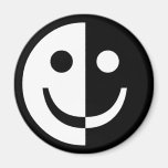 Yin and Yang Smiley Fridge Magnets