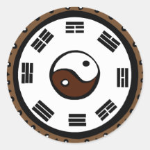 Yin and Yang Sticker