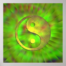Yin und Yang Plakate