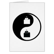 Yin Yang Admissions Greeting Cards