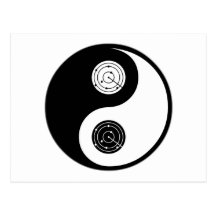 Yin Yang Air Traffic Control Postcards