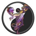Yin Yang and the Dragons Dance of Love Sticker