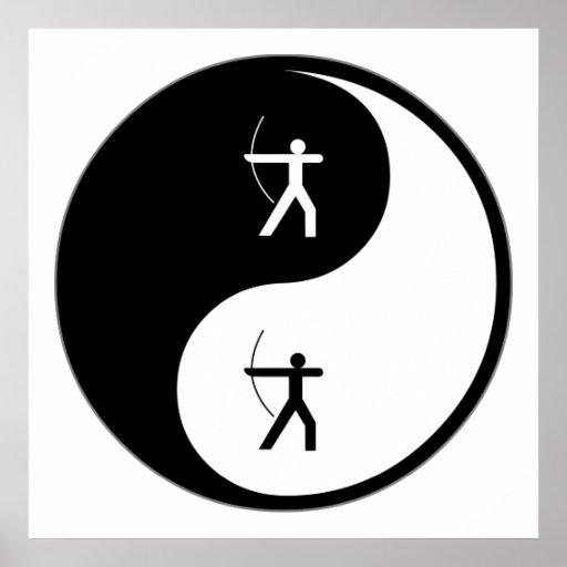 Yin Yang Archery Posters