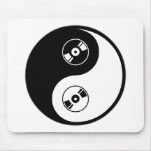 Yin Yang Audio and Video Mouse Pad