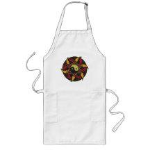 Yin Yang Blooming Lotus Aprons