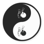 Yin Yang Bowling Stickers
