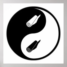 Yin Yang Carpet Print