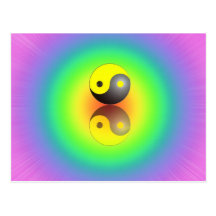 Yin Yang Carte Postale