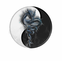 Yin Yang Chinese Dragon Sculpture