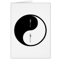 Yin Yang Chiropractic Greeting Card